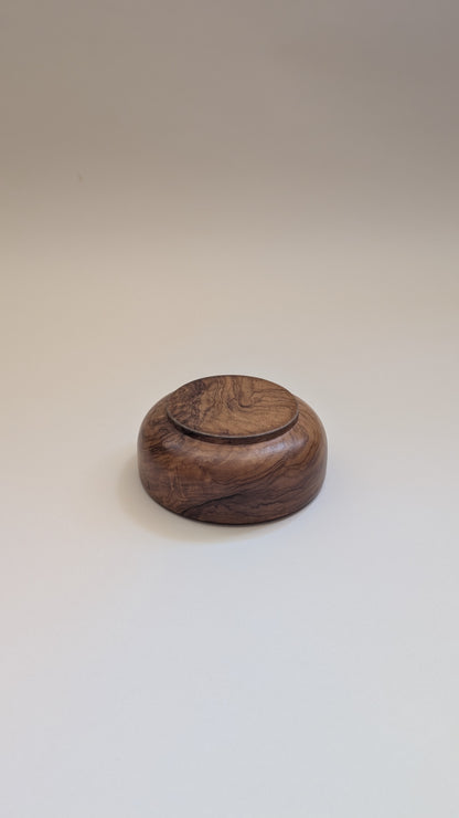 Coupelle en bois d'olivier