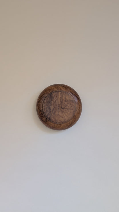 Coupelle en bois d'olivier