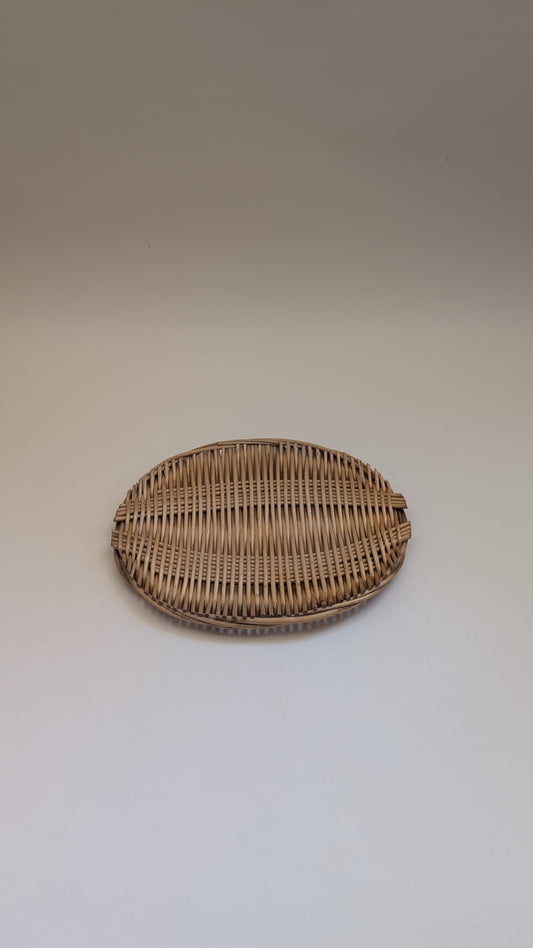 PLATEAU OVALE EN OSIER