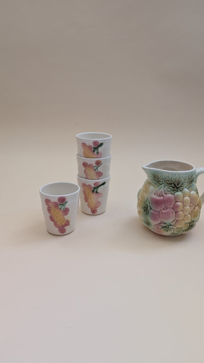 Pichet et ses 4 verres
