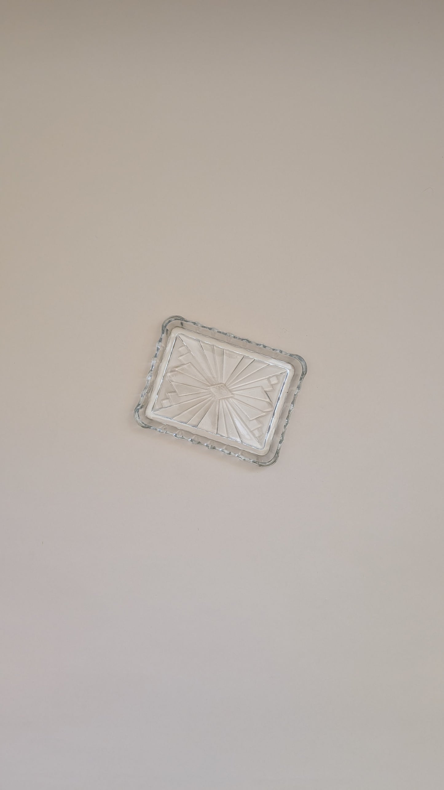 Vide-poche art déco rectangulaire