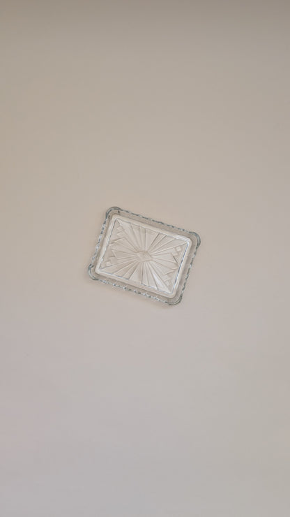 Vide-poche art déco rectangulaire