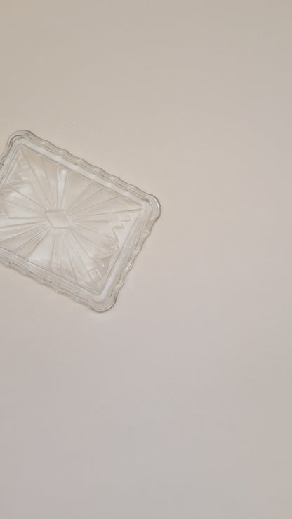 Vide-poche art déco rectangulaire