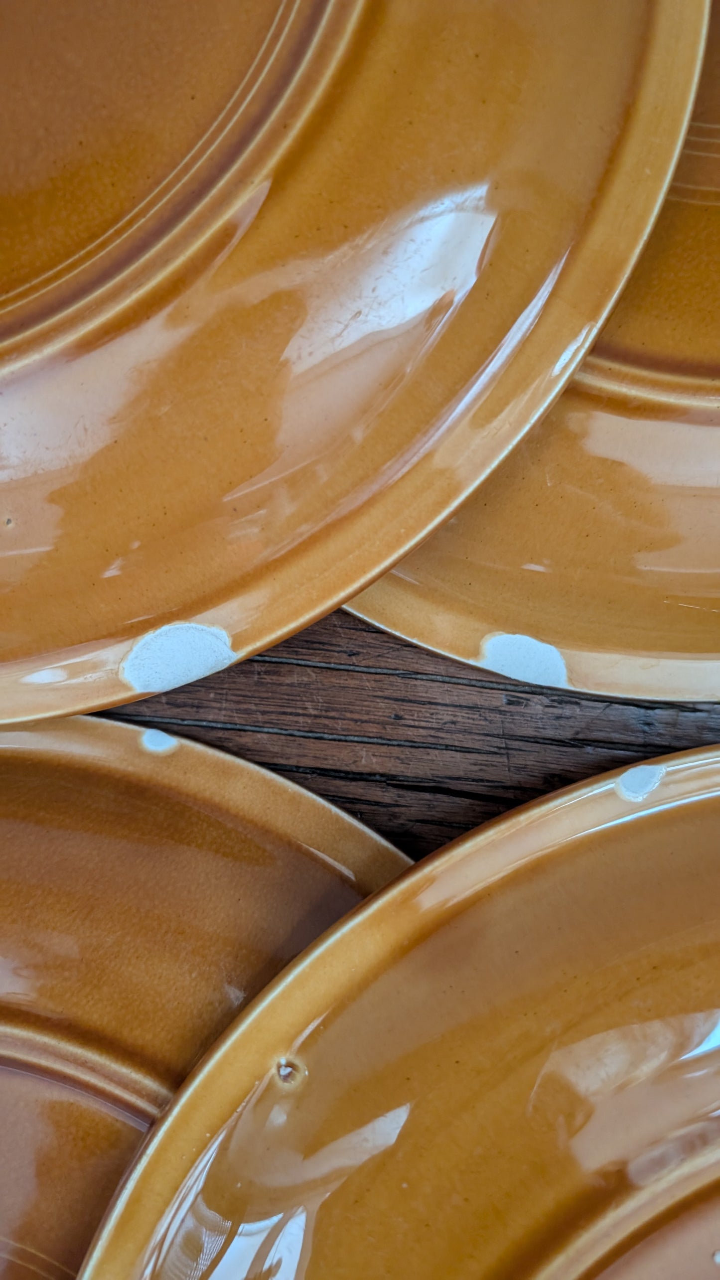 Ensemble de 5 assiettes plates et 5 assiettes creuses en céramique