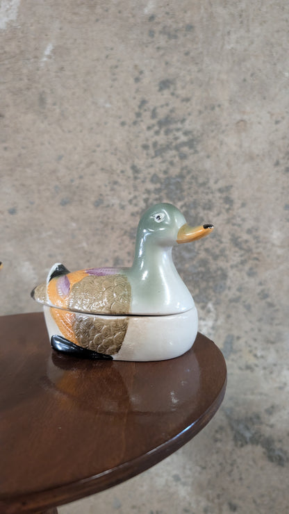 Duo de canards en céramique