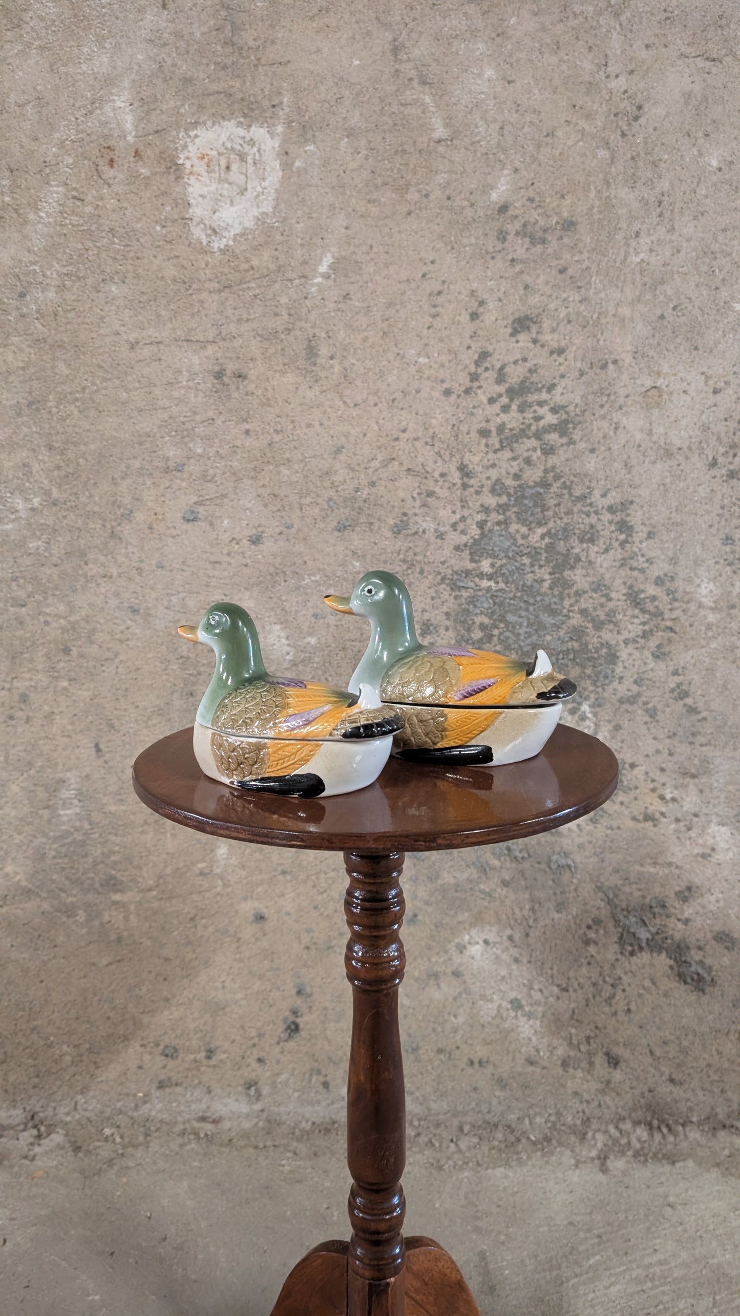 Duo de canards en céramique