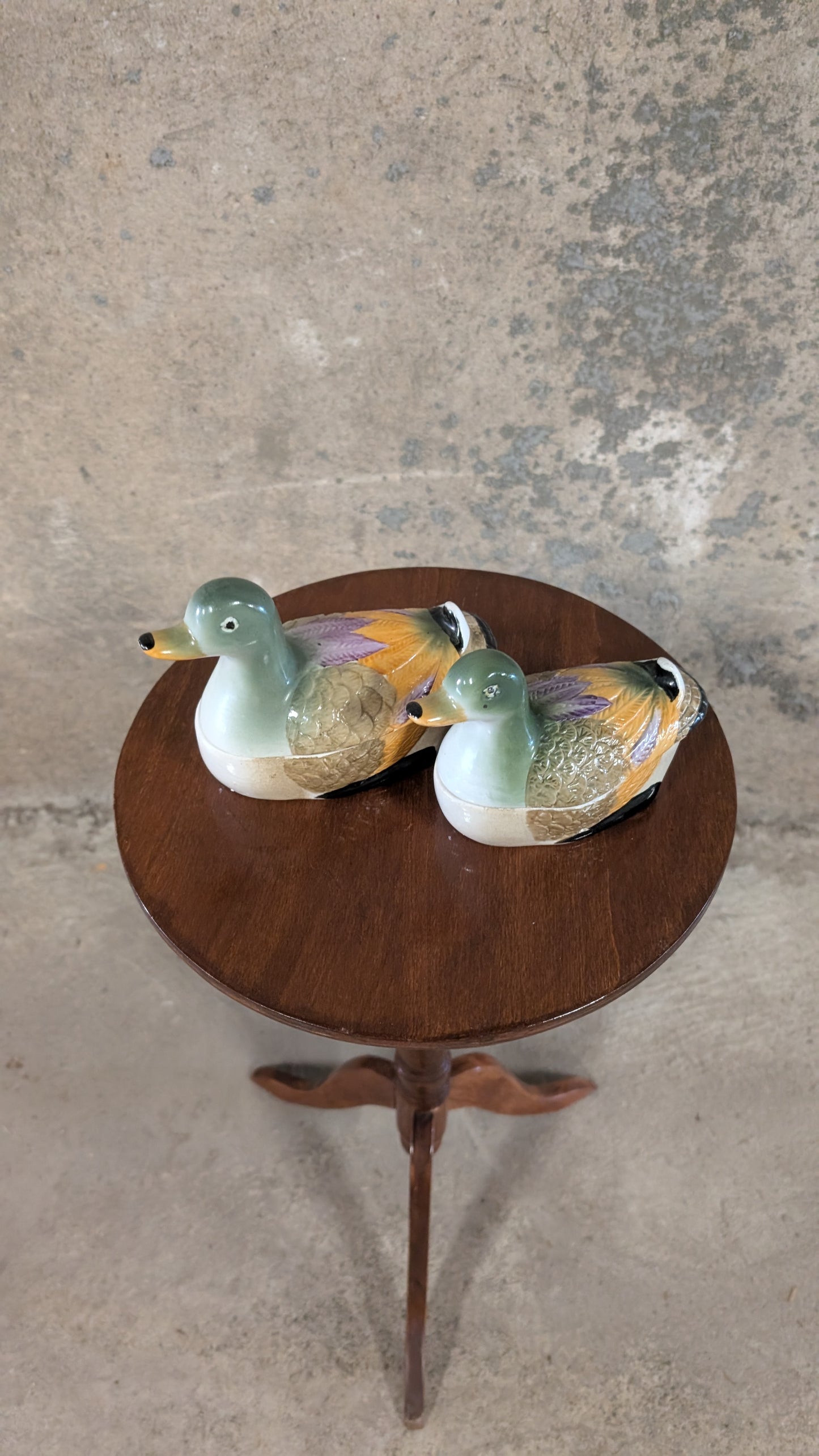 Duo de canards en céramique