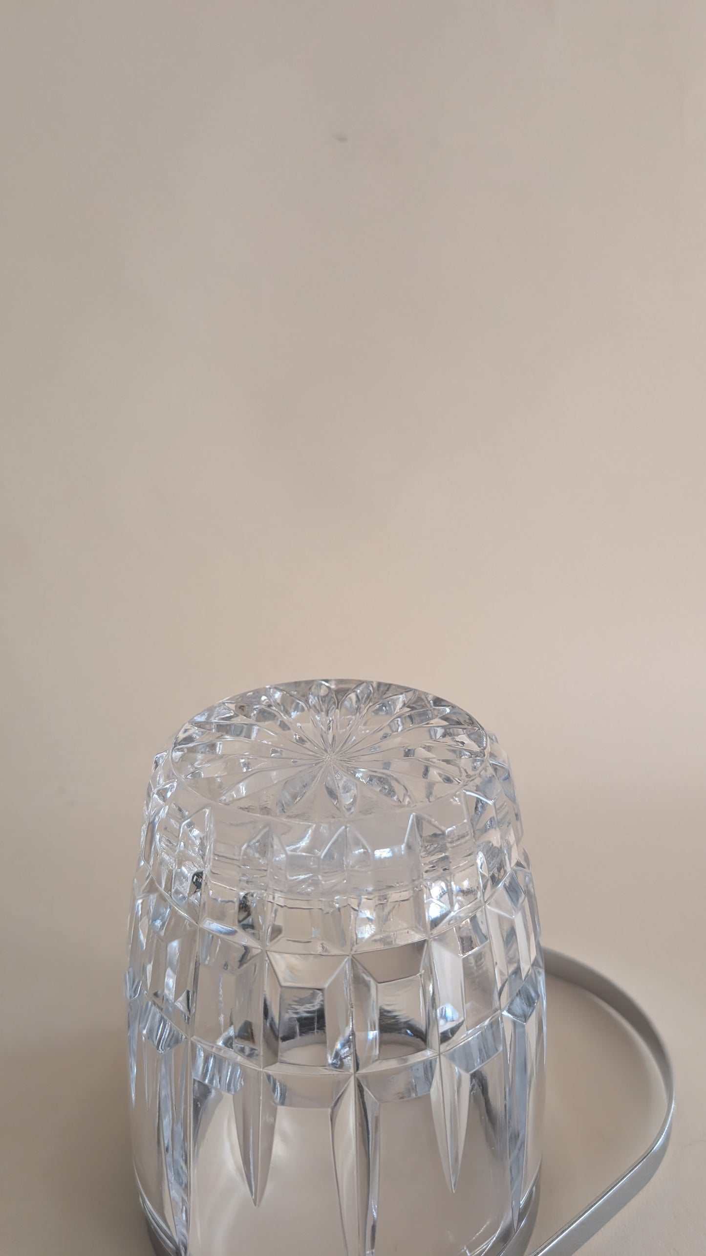 Seau à glaçons en verre avec sa cuillère