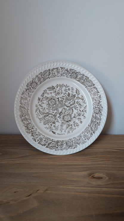 Ensemble de 4 assiettes, Prairie