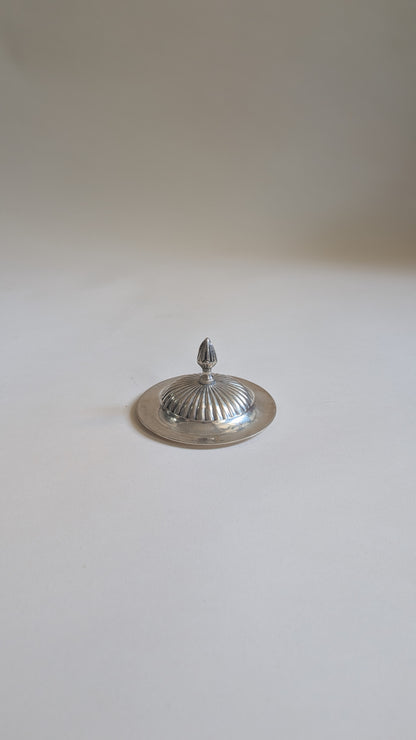 Pot argenté vintage