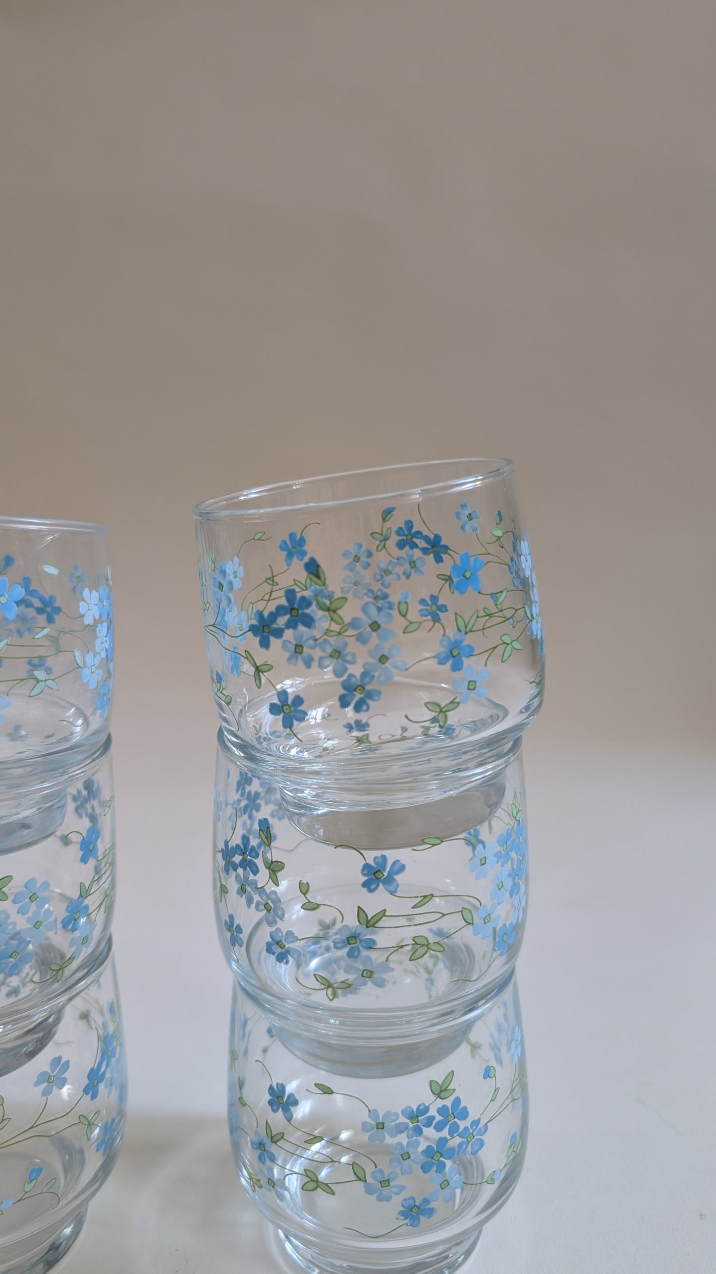 Ensemble de 6 verres Myosotis