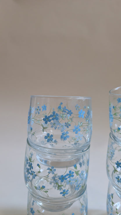 Ensemble de 6 verres Myosotis