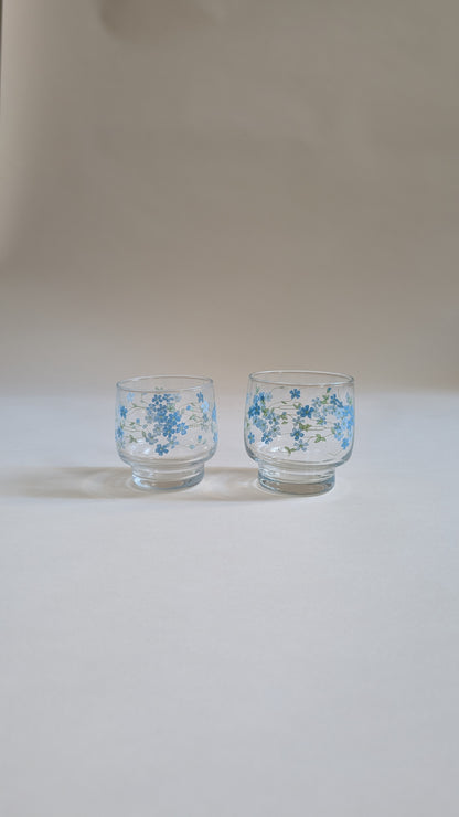 Ensemble de 6 verres Myosotis