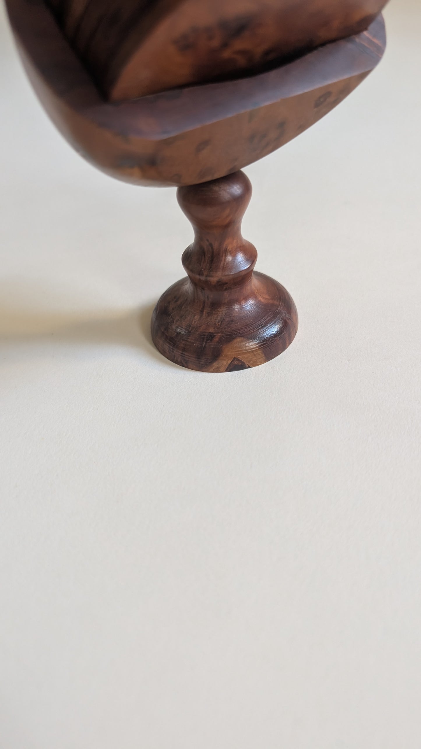 Porte-sous-verres en loupe d’orme