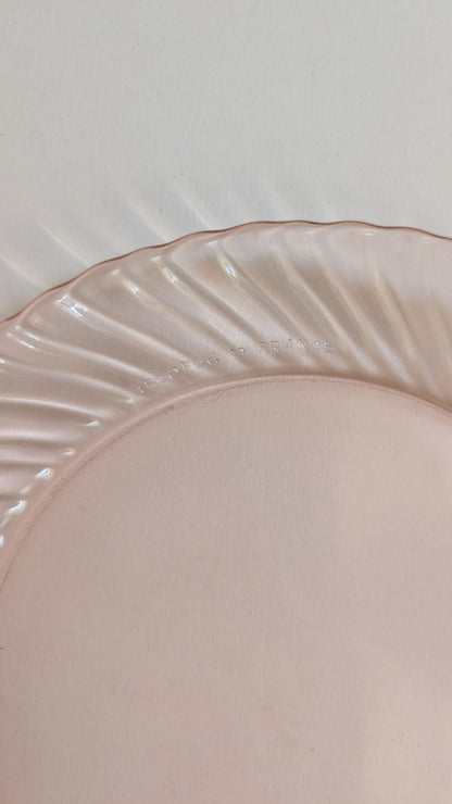 8 assiettes à dessert rosaline