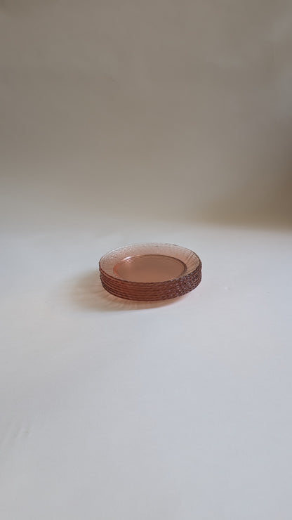 8 assiettes à dessert rosaline