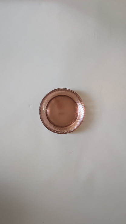 8 assiettes à dessert rosaline