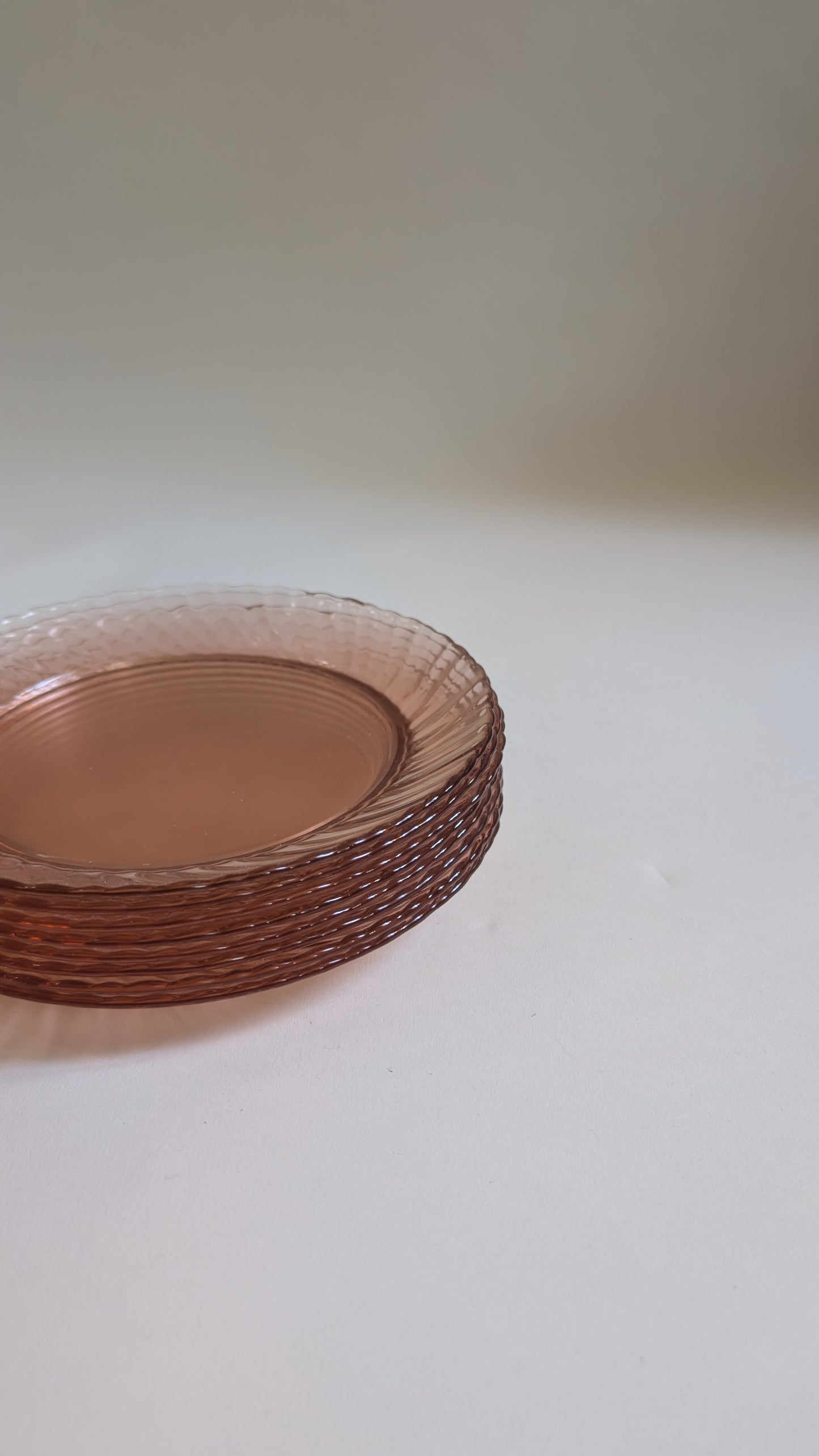 8 assiettes à dessert rosaline