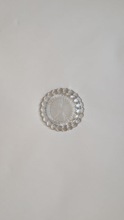 Dessous de bouteille en verre