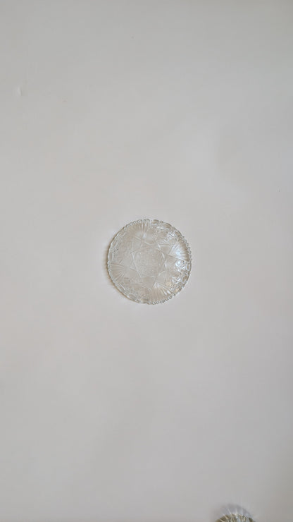 Dessous de bouteille en verre