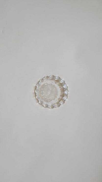 Dessous de bouteille en verre