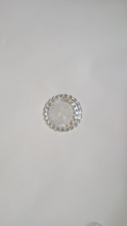 Dessous de bouteille en verre