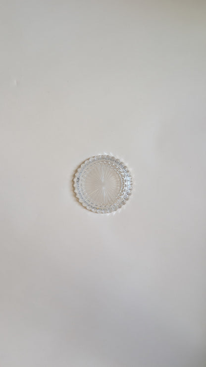 Dessous de bouteille en verre