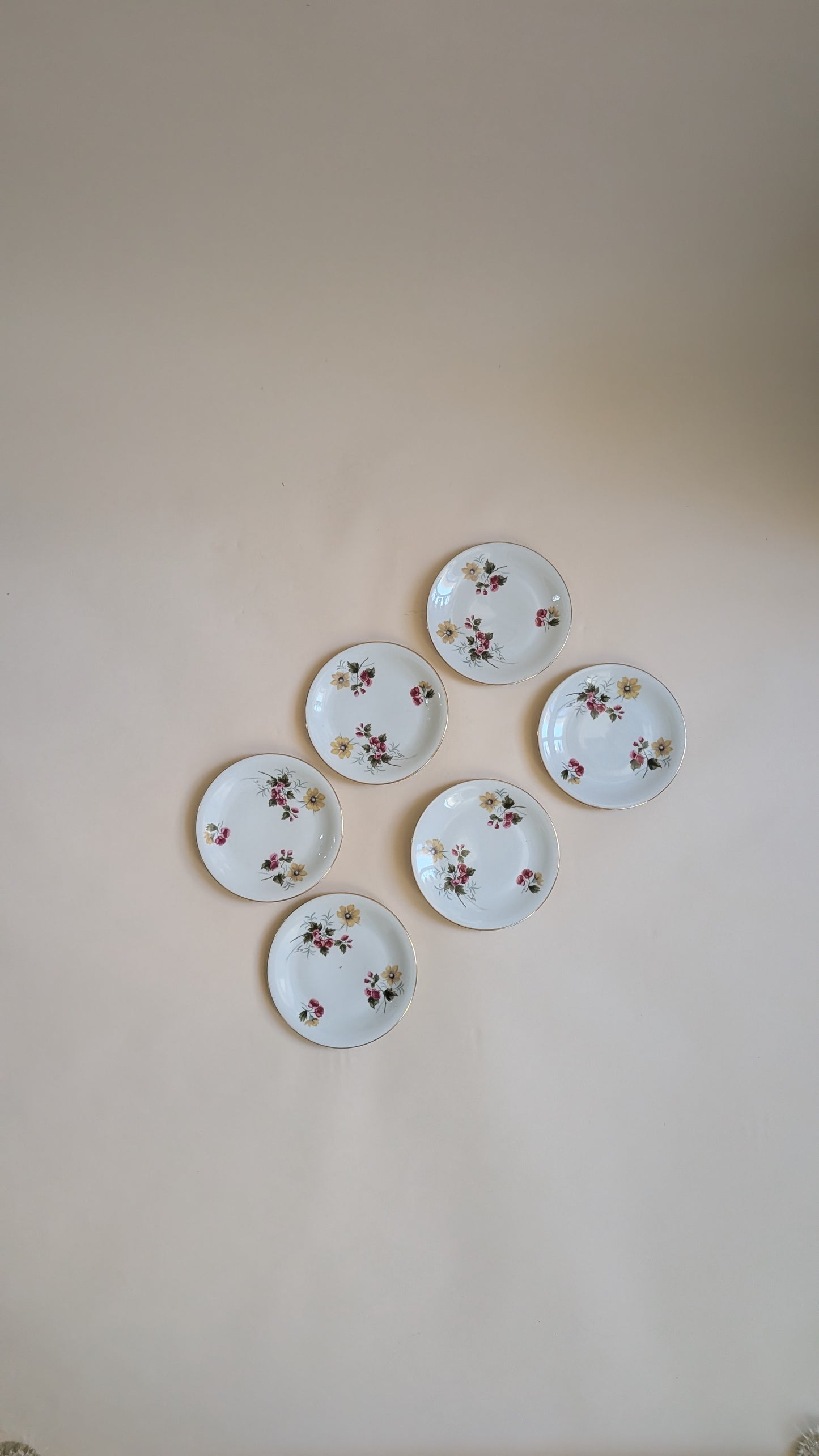 Ensemble de 6 assiettes à dessert