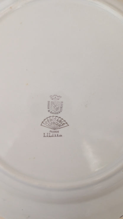 Ensemble de 14 assiettes dépareillées