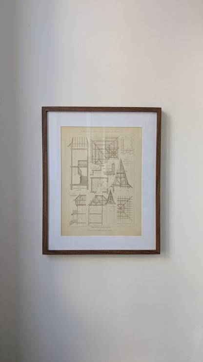 Planches de Charpente Ancienne - Édition L. Mazerolle