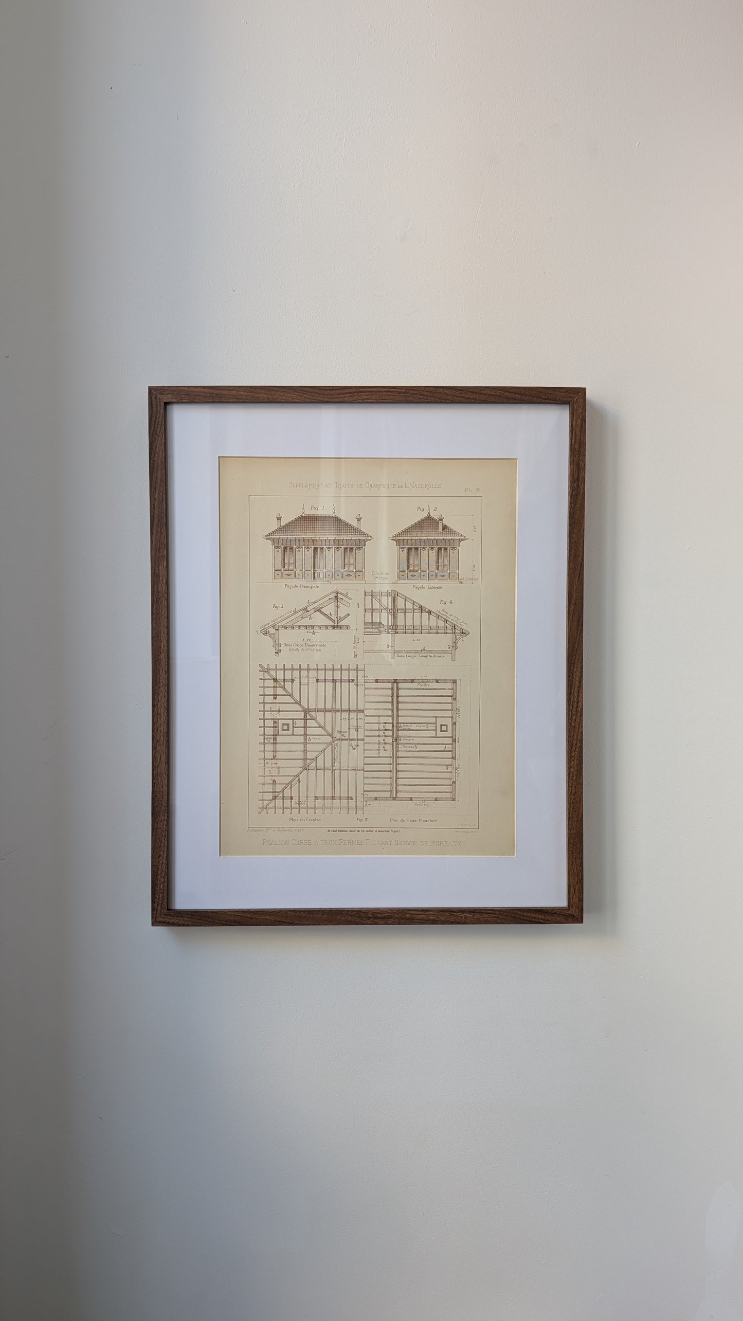 Planches de Charpente Ancienne - Édition L. Mazerolle