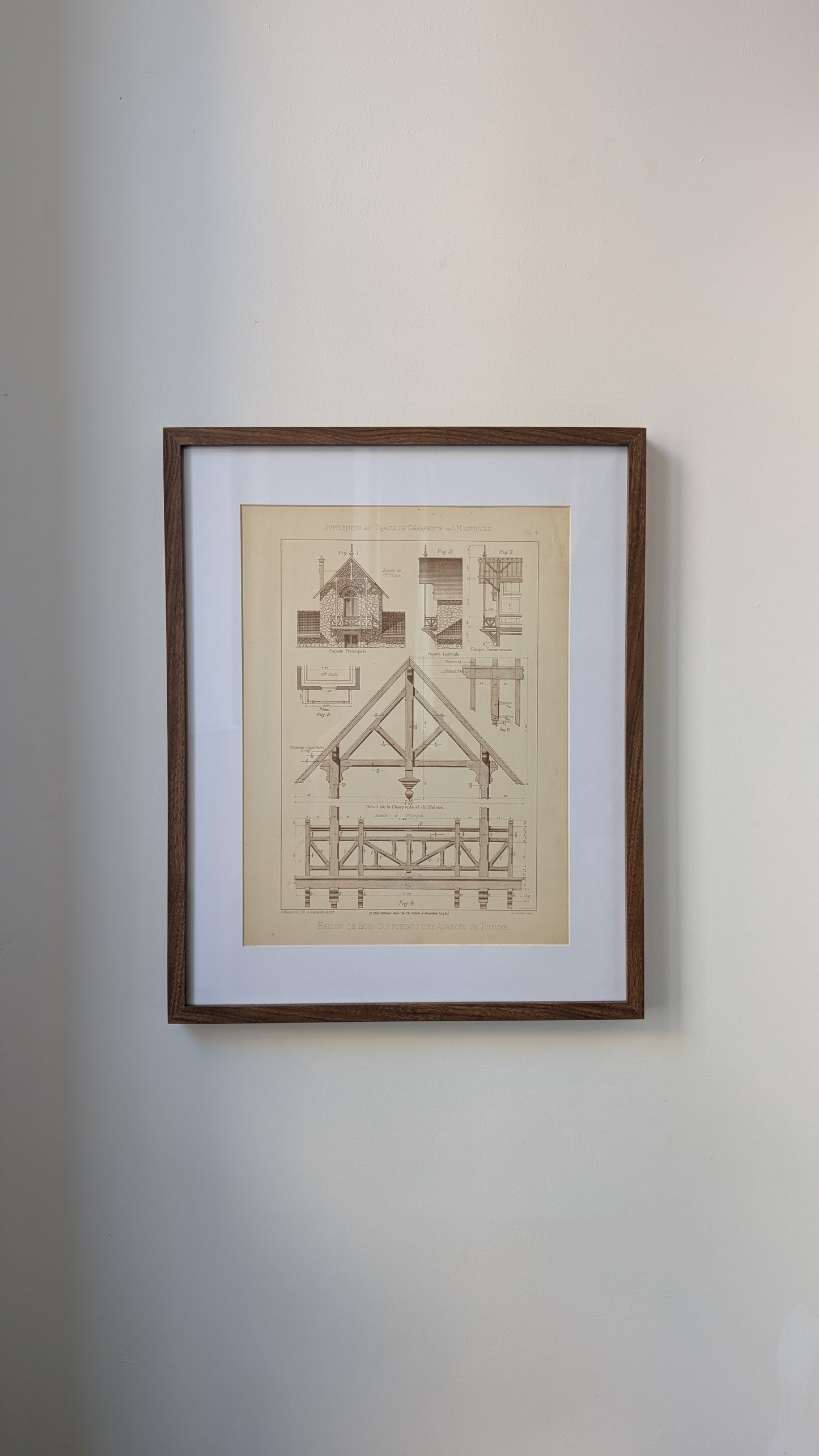 Planches de Charpente Ancienne - Édition L. Mazerolle