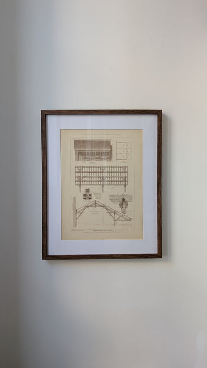 Planches de Charpente Ancienne - Édition L. Mazerolle