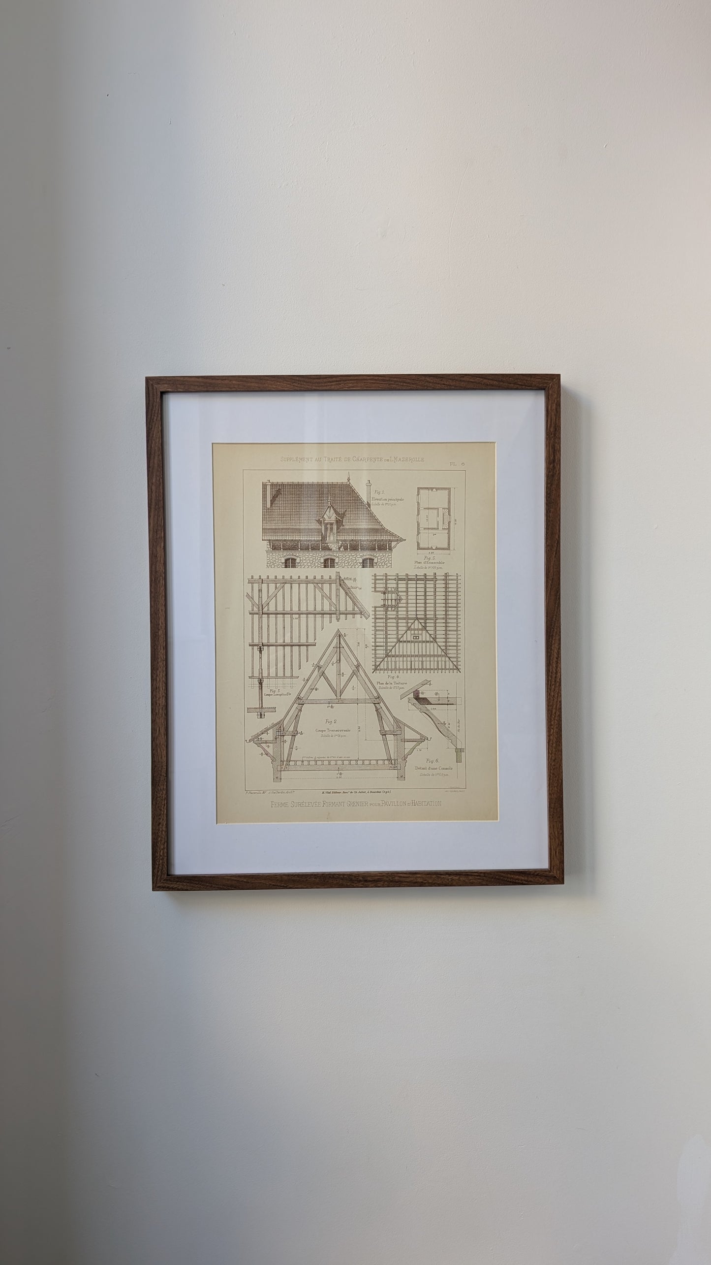 Planches de Charpente Ancienne - Édition L. Mazerolle