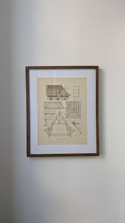 Planches de Charpente Ancienne - Édition L. Mazerolle