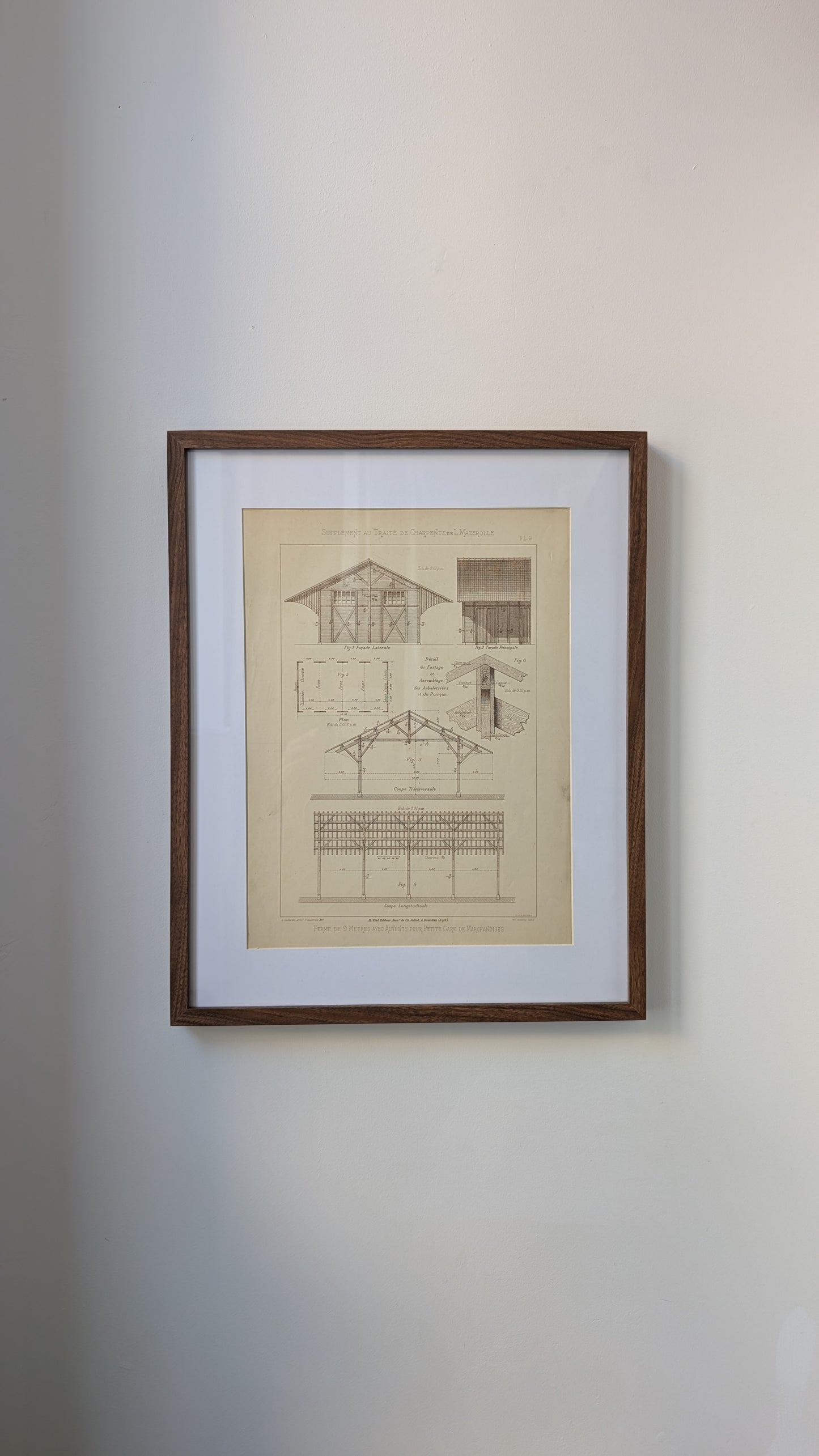 Planches de Charpente Ancienne - Édition L. Mazerolle