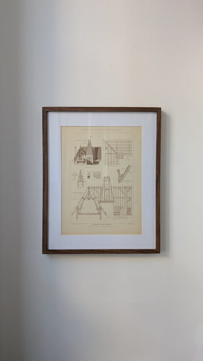 Planches de Charpente Ancienne - Édition L. Mazerolle