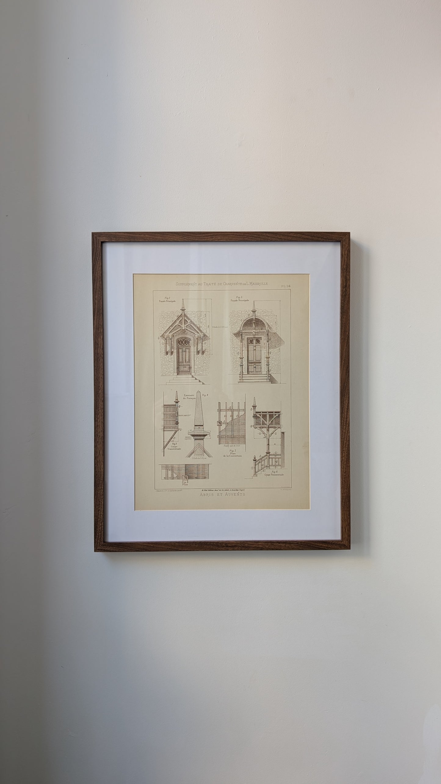Planches de Charpente Ancienne - Édition L. Mazerolle