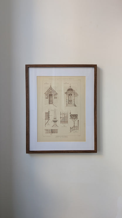 Planches de Charpente Ancienne - Édition L. Mazerolle