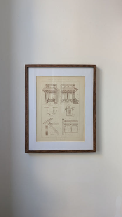 Planches de Charpente Ancienne - Édition L. Mazerolle