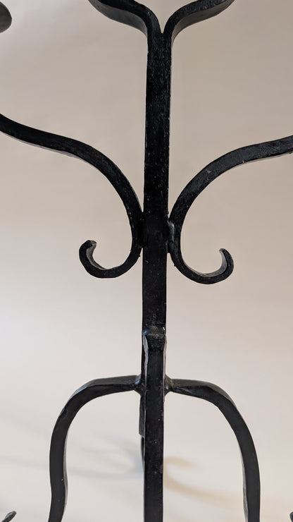 Bougeoir en fer forgé