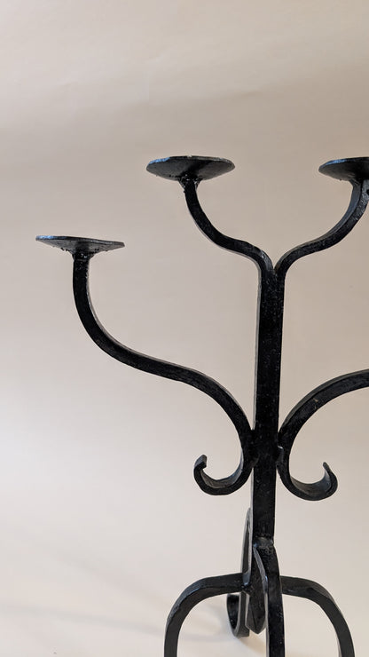 Bougeoir en fer forgé