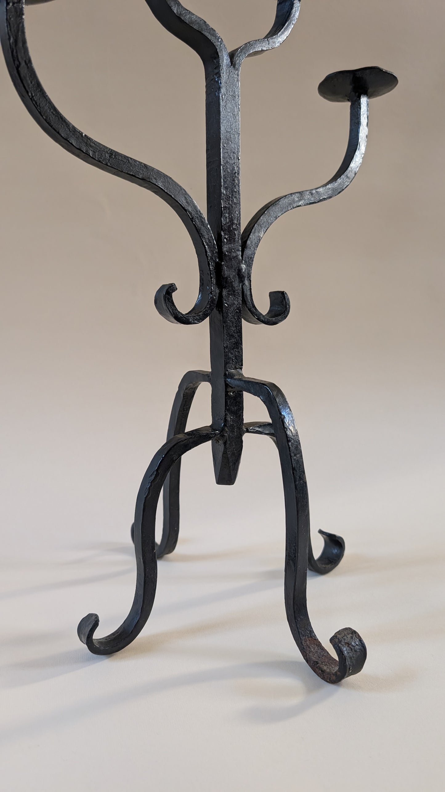 Bougeoir en fer forgé