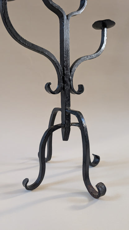 Bougeoir en fer forgé