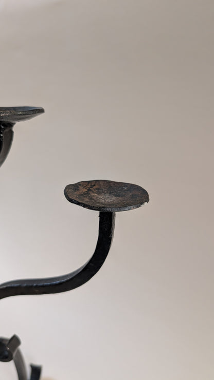 Bougeoir en fer forgé