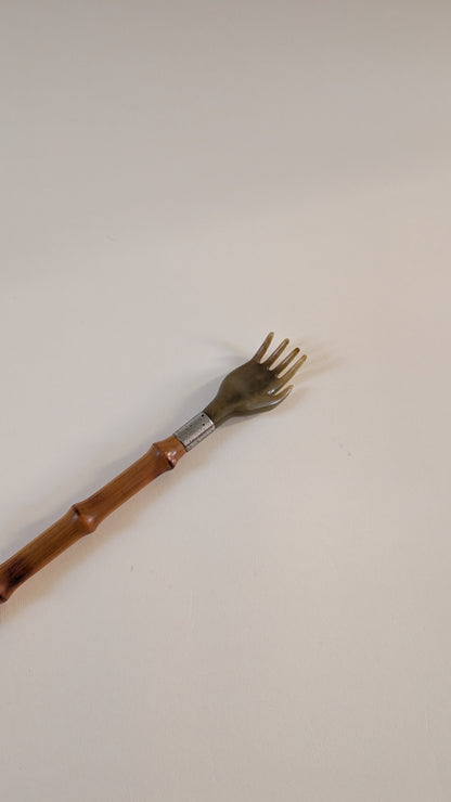 Chausse-pied & gratte-dos 2-en-1, manche en bambou