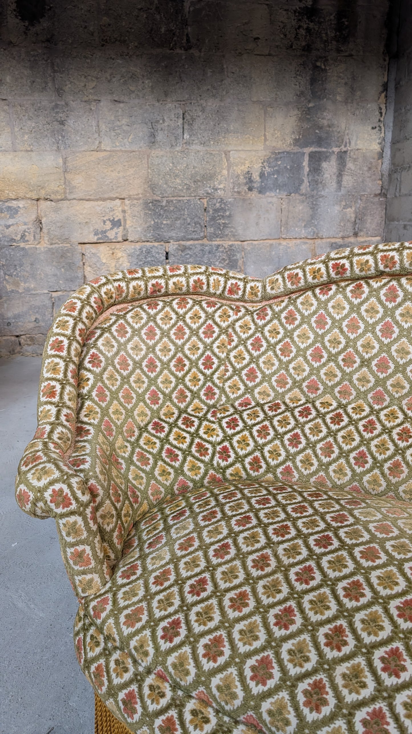 Banquette corbeille de style Napoléon III