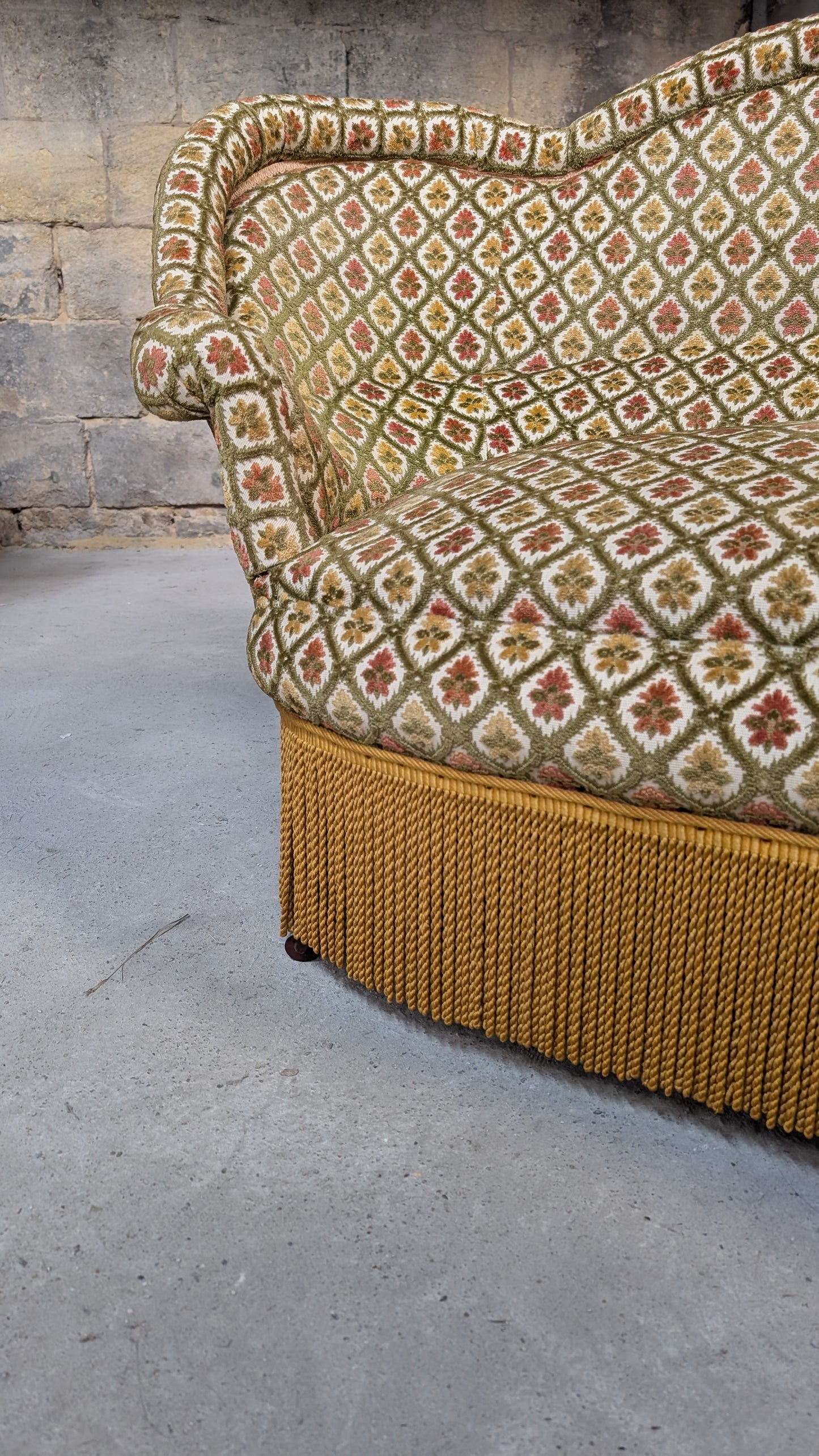 Banquette corbeille de style Napoléon III