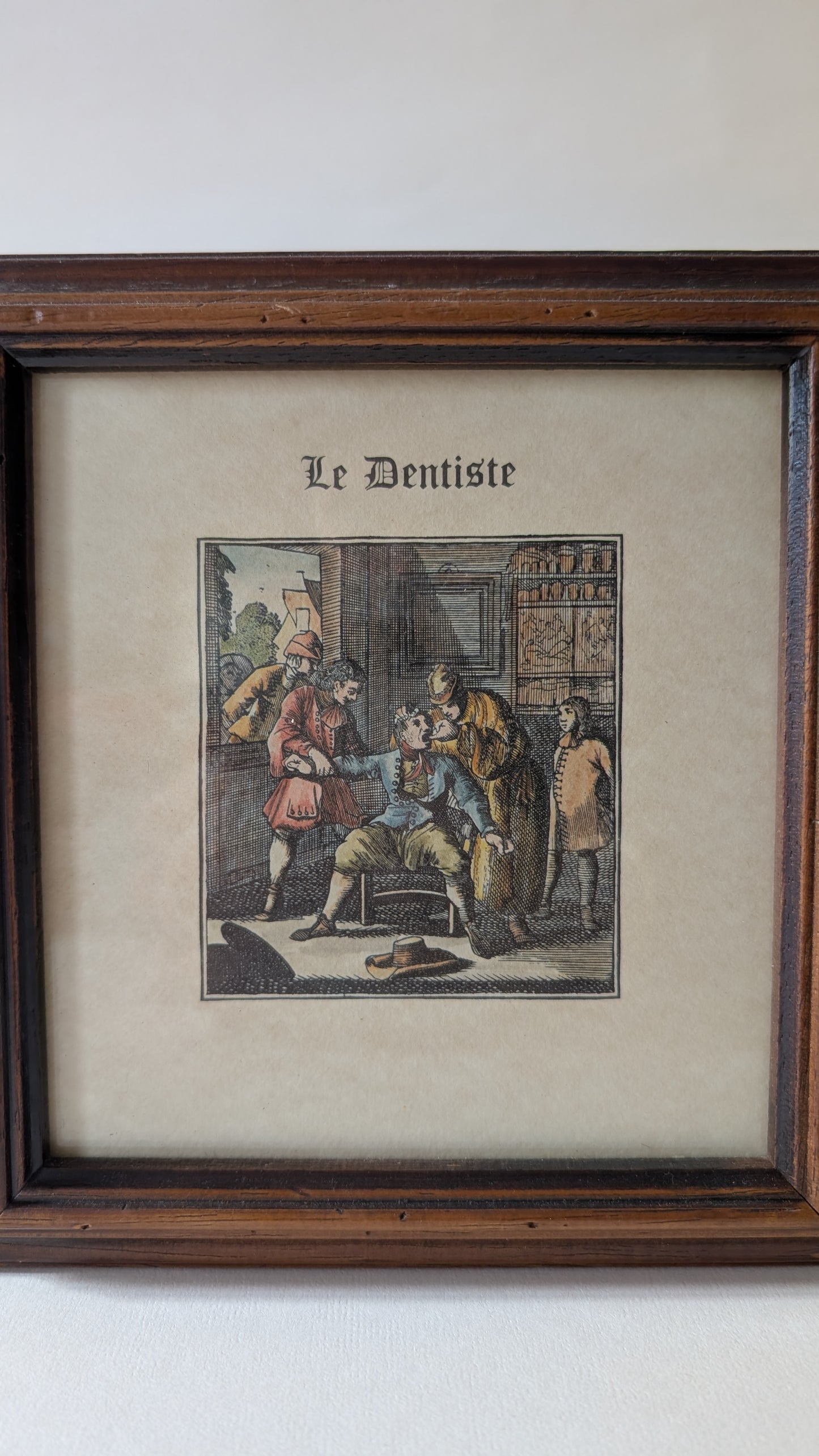 Ensemble de 3 cadres médicaux anciens