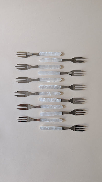 Ensemble de 12 fourchettes à dessert